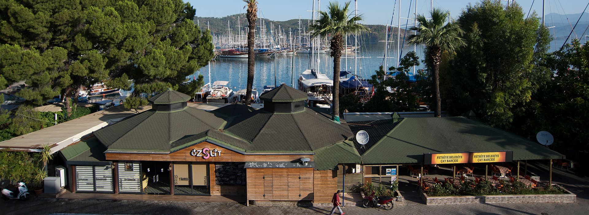Kordon Apart - Fethiye Marina manzarası